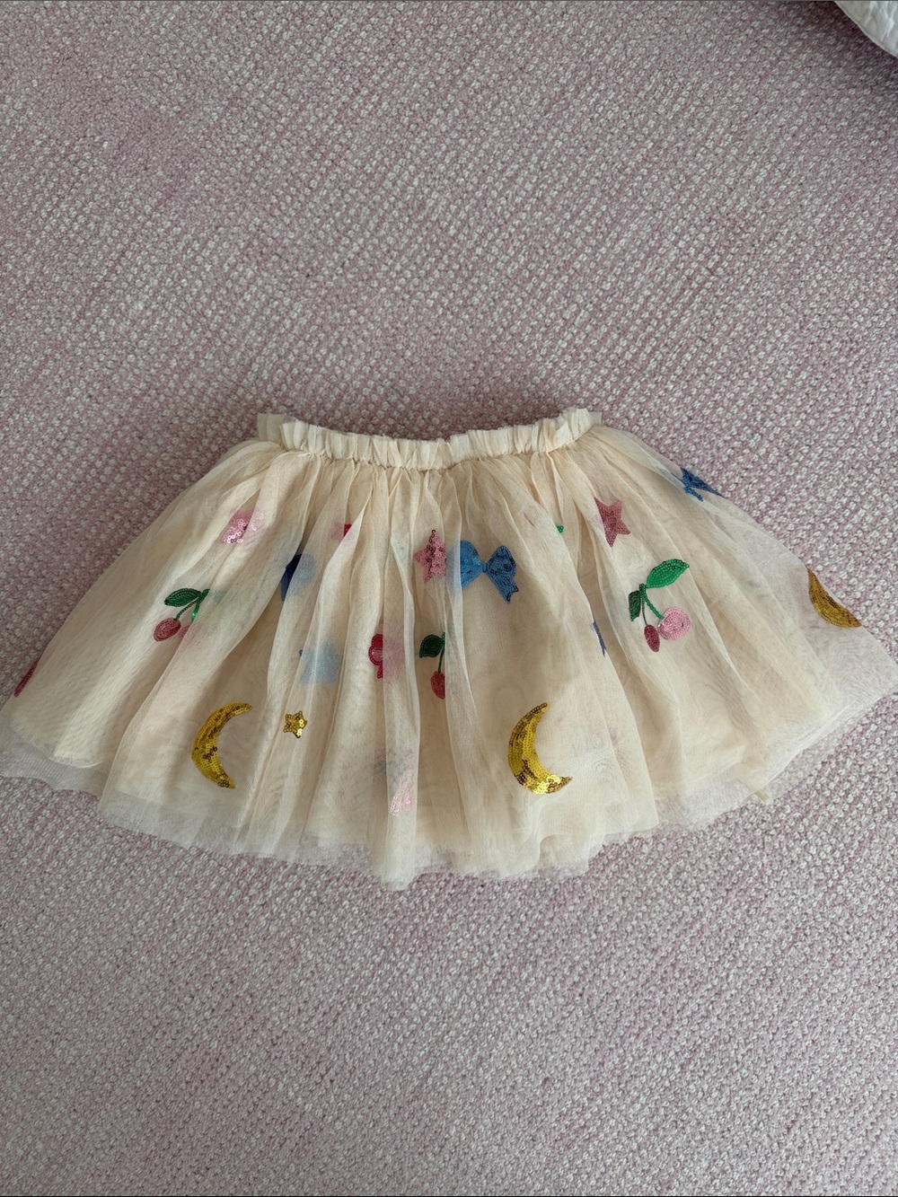 Konges Slojd Yvonne Skirt Tulle Skirt with Colorful Embroidery